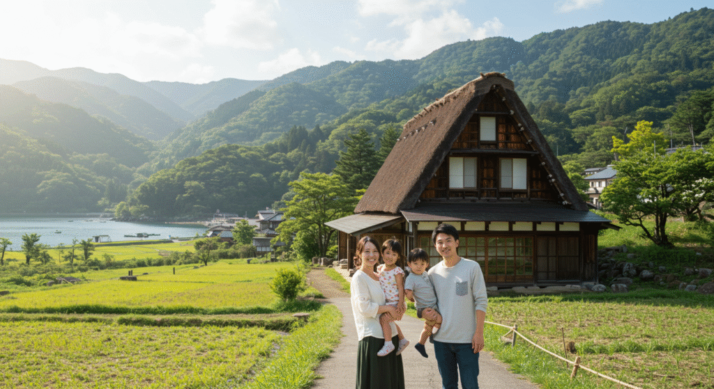 地方へ移住した家族