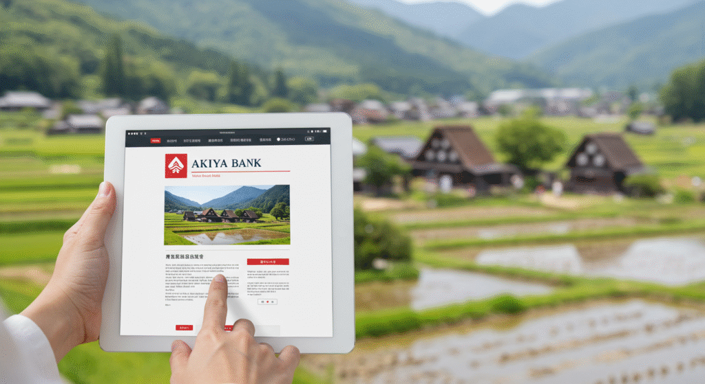 日本の「空き家バンク」ウェブサイトの画像