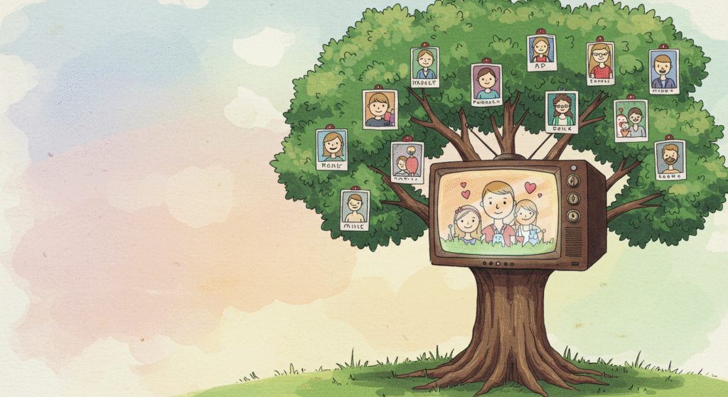 家系図とテレビ